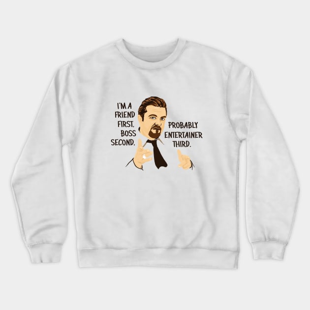 David Brent The Office Quote T-Shirt Crewneck Sweatshirt by Phil Shelly Creative